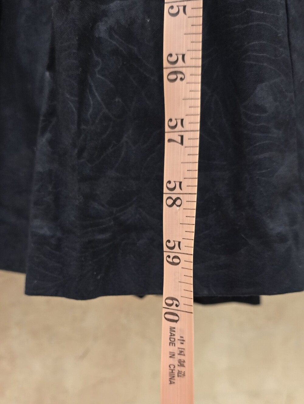 Black Gothic Floral Leather Straps Flowy Extra Wide Skirt - Picture 7 of 11